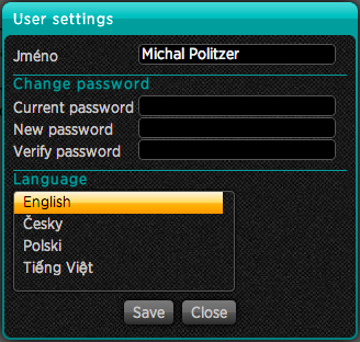 User form